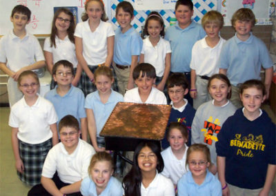 Mrs. Coles 4th grade class - St. Bernadette's - Omaha, NE - Penny Portrait