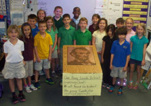 Mrs. Dupes second grade class at Corkscrew Elementary in Naples, FL. - Penny Portrait